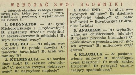 Wzbogać swój słownik!