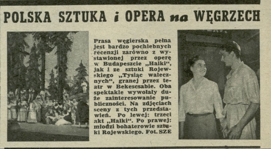 Polska sztuka i opera na Węgrzech