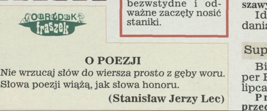 Ogródek fraszek