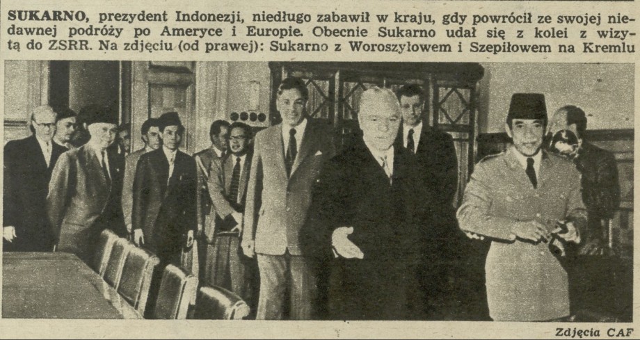 Sukarno, prezydent Indonezji