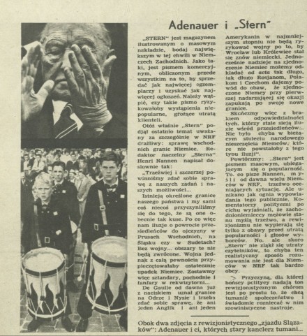 Adenauer i "Stern"