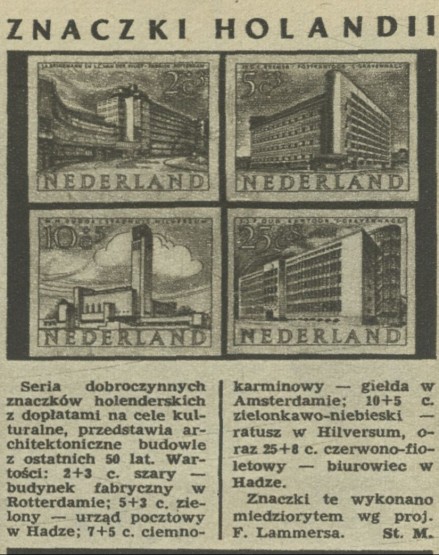 Znaczki Holandii