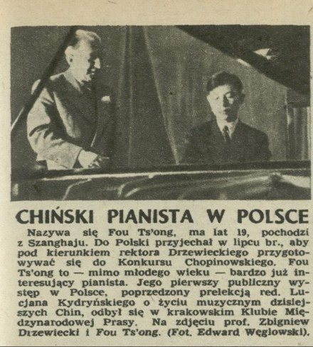 Chiński pianista w Polsce