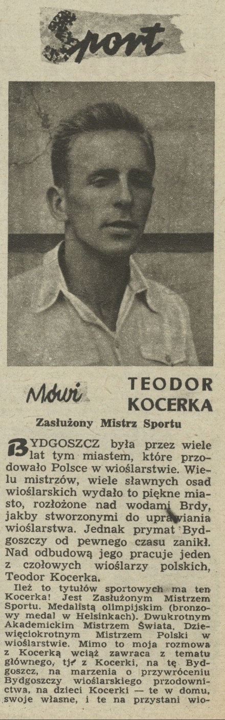 Mówi Teodor Kocerka - Zasłużony Mistrz Sportu