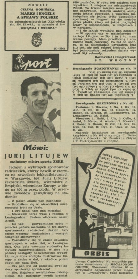 Mówi: Jurij Litujew - zasłużony mistrz sportu ZSRR