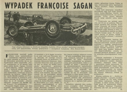 Wypadek Francoise Sagan