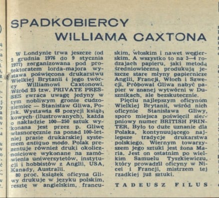 Spadkobiercy Williama Caxtona