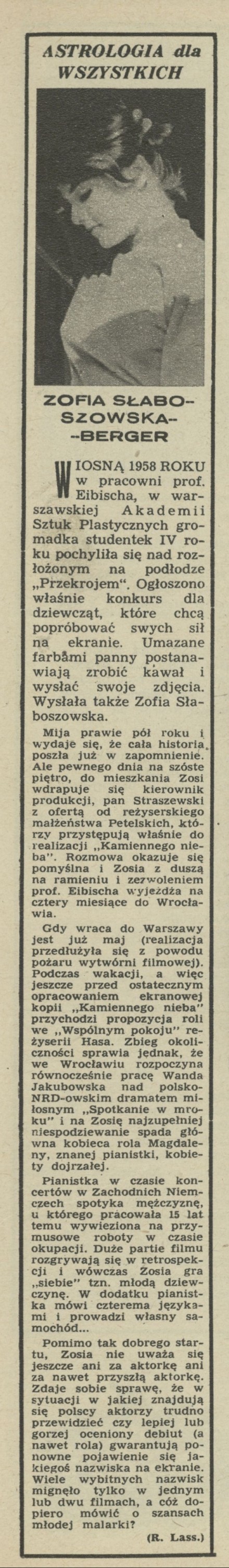 Zofia Słaboszowska-Berger
