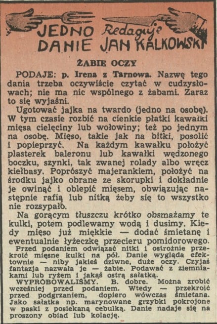 Żabie oczy