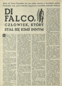 Di Falco, człowiek, który stał się kimś innym