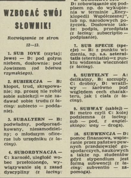 Wzbogać swój słownik