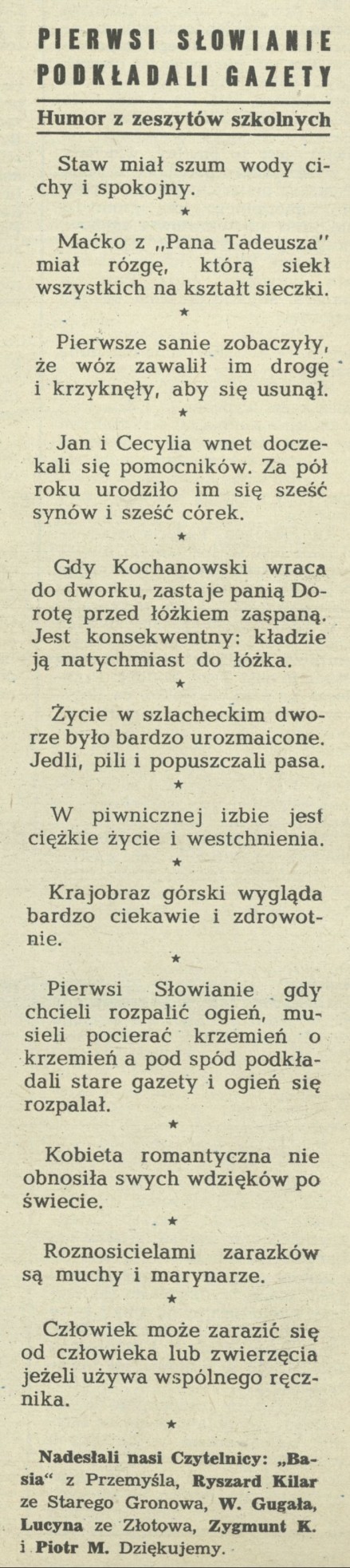 Pierwsi Słowianie podkładali gazety