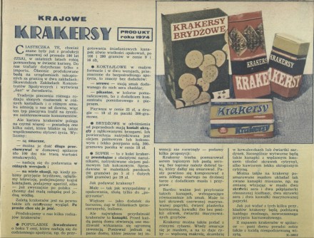 Produkt roku 1974: krajowe krakersy