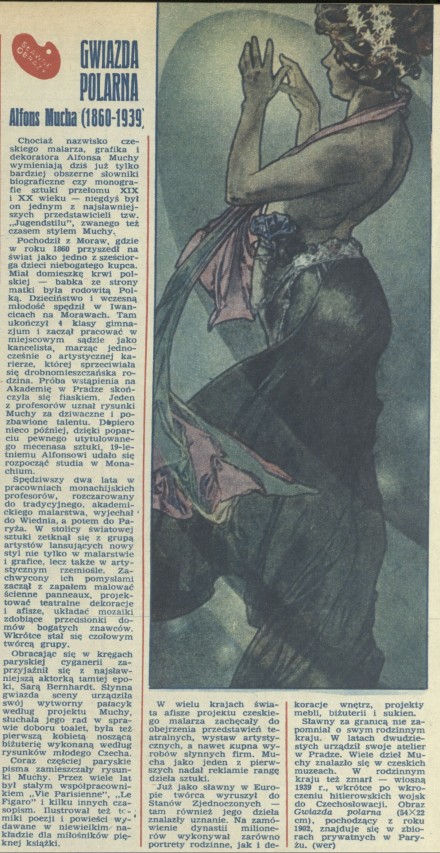 Sławne obrazy – "Gwiazda polarna" Alfons Mucha