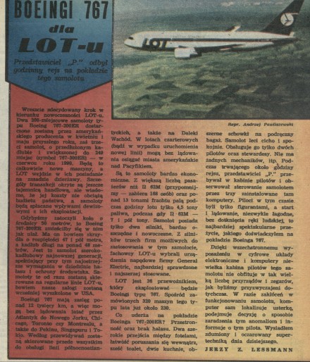 Boeingi 767 dla LOT-u