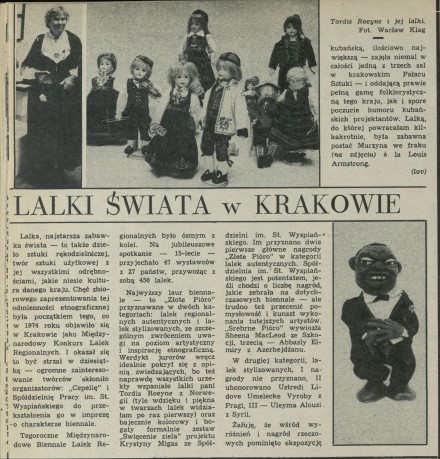 Lalki świata w Krakowie