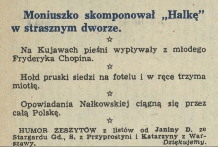 Moniuszko skomponował "Halkę"