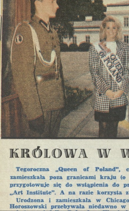 Królowa w Warszawie