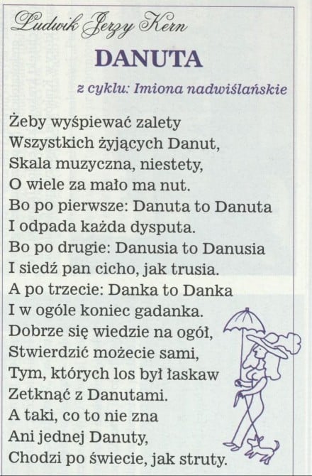 Z cyklu: Imiona słowiańskie - Danuta