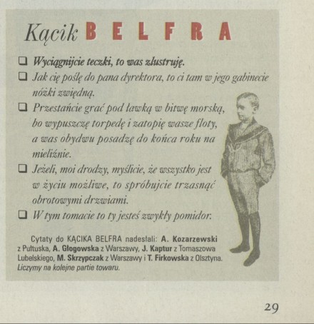 Kącik belfra