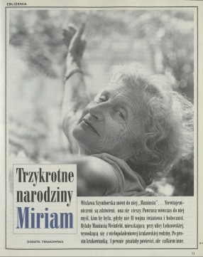 Trzykrotne narodziny Miriam