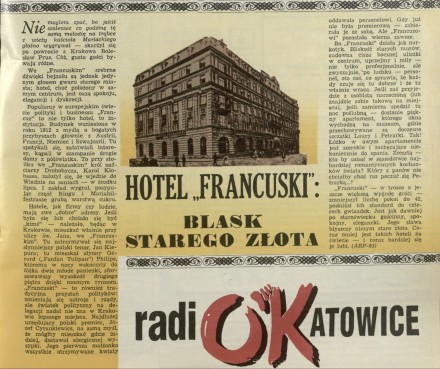 Hotel Francuski: blask starego złota