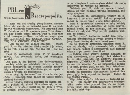 Między PRL-em a Rzecząpospolitą