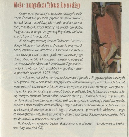 Wielka-monograficzna Tadeusza Brzozowskiego
