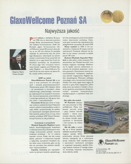GlaxoWellcome Poznań SA