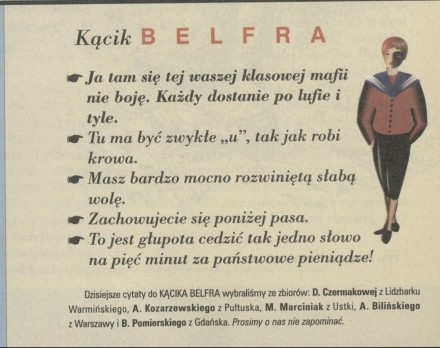 Kącik belfra