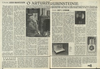 O Arturze Rubinsteinie