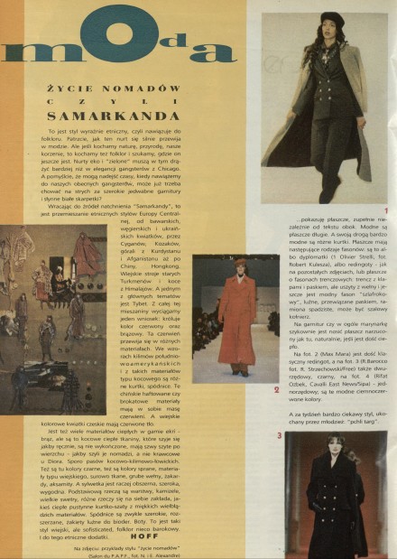 Moda. Życie nomadów, czyli Samarkanda