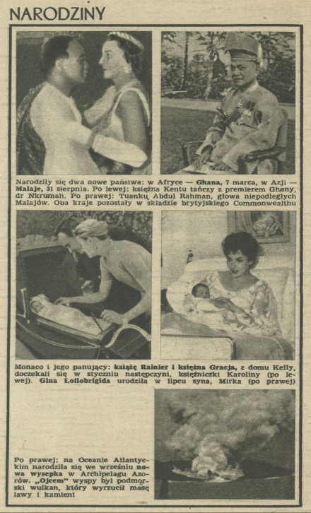 Przekrój roku 1957 - Narodziny