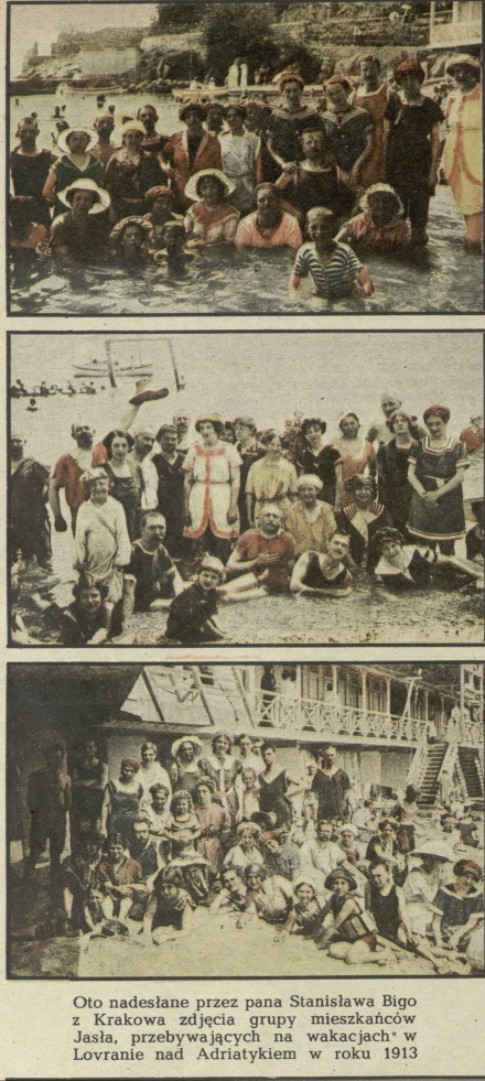 Wakacje w Lovranie nad Adriatykiem 1913