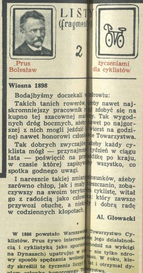Listy (fragmenty) Bolesław Prus