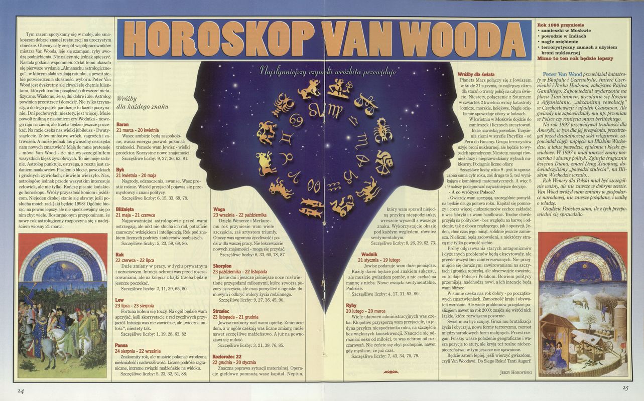 Horoskop Van Wooda