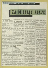 Za miesiąc zjazd