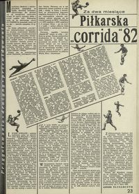Za dwa miesiąće Piłkarska "Corrida" 82