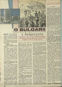 O Bułgarii z bułgarystą