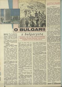 O Bułgarii z bułgarystą