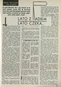 Lato z radiem lato czeka