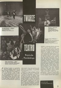Twarze teatru Wojciecha Plewińskiego