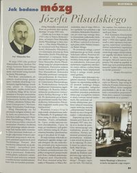 Jak badano mózg Józefa Piłsudskiego
