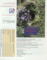 Kalendarz ogrodniczy 1988
