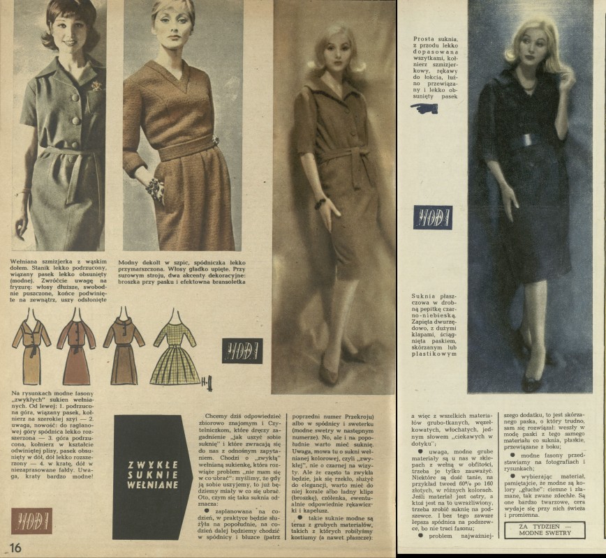 Moda (1 1959) - Archiwum - Przekrój Magazine