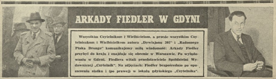 Arkady Fielder w Gdynie