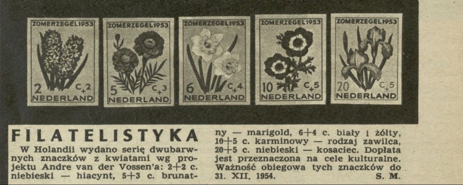 Znaczki pocztowe z kwiatami