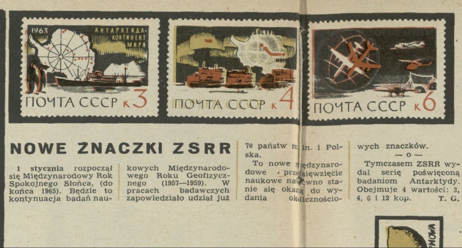 Nowe znaczki ZSRR