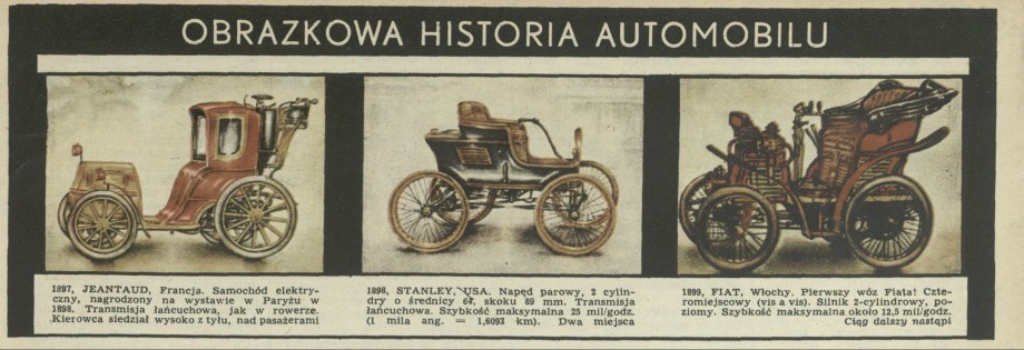 Obrazkowa historia automobilu