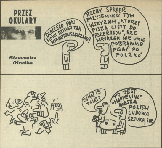 Przez okulary Sławomira Mrożka